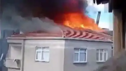 Bağcılar’da Korkutan Yangın: Beş Katlı Bina Alev Alev Yandı!