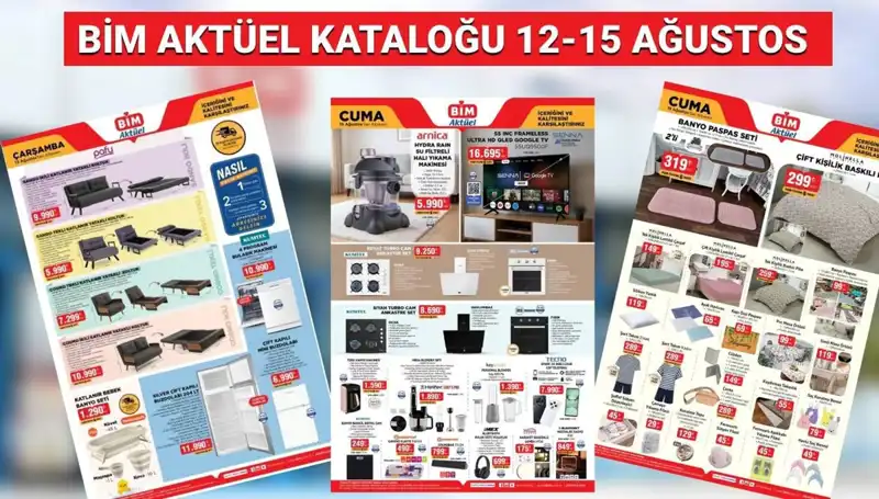 BİM 12-15 Ağustos Aktüel Kataloğu: Yılın En Çok Beklenen Ürünleriyle Karşınızda!