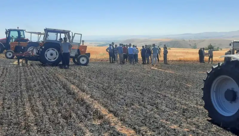 Yozgat'ta Büyük Yangın: 100 Dönüm Tarım Arazisi Kül Oldu