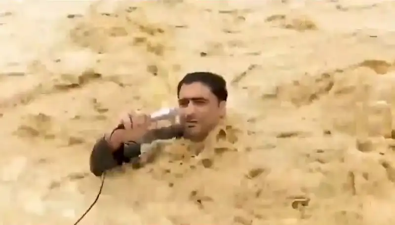 Sel Suları Live Yayını Tehdit Etti: Anlar Kayıtlara Geçti