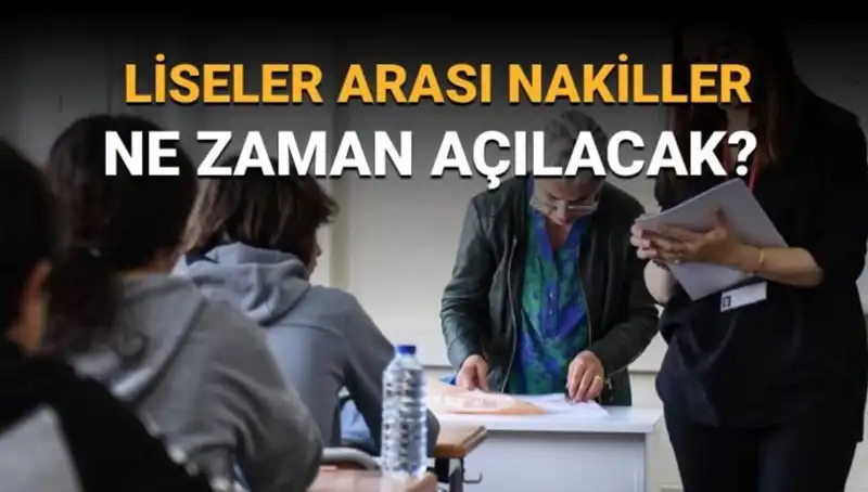 Liseler Arası Nakiller İçin Tarihler Belli Oldu!