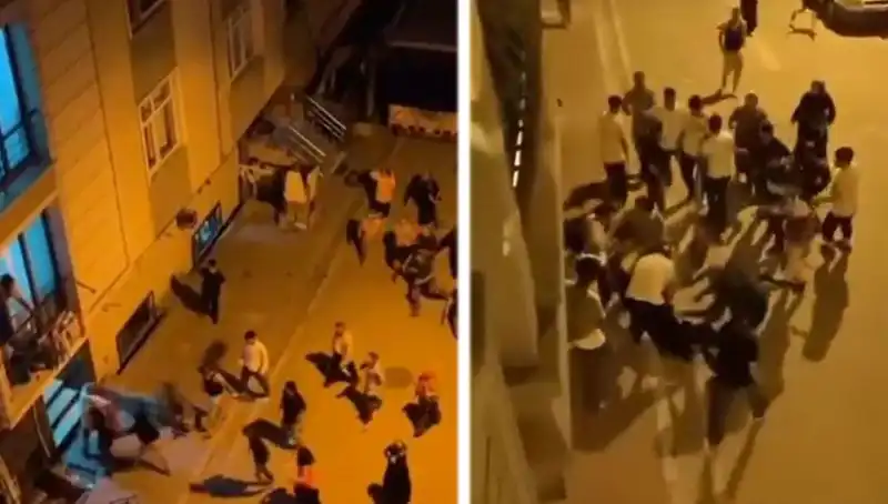 Esenyurt’ta Lise Öğrencileri Arasında Şok Eden Laf Atma Kavgası