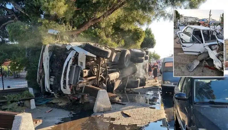 Freni Patlayan Kamyonun Trafikte Yarattığı Korkunç Kazanın Ayrıntıları